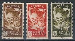 Guinea U 306/308 (o) Fauna. 1951. - Guinea Española