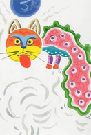 Postcard - Animal Box - Art - Kazumi Yoshida - Teeger 2 (2014) - New - Tigres