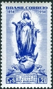 BRAZIL # 806  -  1st Centenary Of The Proclamation Of The Dogme Of The Immaculate Conception -  1954 - Unused Stamps
