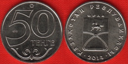 Kazakhstan 50 Tenge 2014 (2015) "City - Oral / Uralsk" UNC - Kasachstan