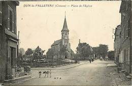 -ref-P822- Creuse - Dun Le Palleteau - Place De L Eglise - Quincaillerie - Quincailleries - Magasin - Magasins- Chiens - - Dun Le Palestel