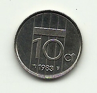 1983 - Olanda 10 Cents      ----- - 1980-2001 : Beatrix