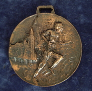 1981 BANCA POPOLARE  COMUNE"LA FRATELLANZA MODENA - CORRIDA DI SAN GEMINIANO   GRANDE MODULO  MEDAGLIA BIG MEDAL Ø 60 Mm - Professionals/Firms