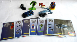 FIGURINES KINDER JUSTICE LEAGUE DC 2007 Origine Italie AVEC LES 6 BPZ - Batman