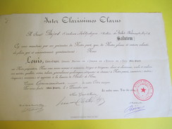 Diplôme/Commandeur/Ordre De L'Etoile De L'Eau/Rose-Croix ?/Clerc D'AGEN /PUJOS/Orateur-Ichtyologue//1910    DIP211 - Diploma & School Reports