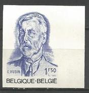 Belgique - R062 - N° 1591 - Non Dentelé - Georges Hubin - Socialisme - Andere & Zonder Classificatie
