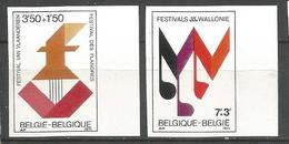 Belgique - R067 - N° 1599-00 - Non Dentelé - Festivals De Flandres Et De Wallonie - Andere & Zonder Classificatie