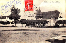 89 . Yonne :  Héry :  La Place De L ' église . - Hery