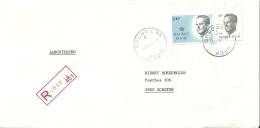 België 1992 Brugge 19 &gt;&gt; Schoten / Recommandé Aangetekend Registered / Velghe - Brieven En Documenten
