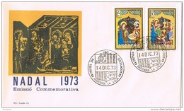 16270. Carta F.D.C. ANDORRA Española 1973. Navidad. Nadal 73 - Covers & Documents