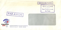 Espana 1984 Service Des Postes - Portofreiheit