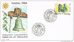 11400. Carta F.D.C. ANDORRA Española 1984. Nadal, Navidad 84 - Covers & Documents