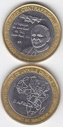 CENTRAL AFRICA 2007 Pope Papst JOHN PAUL II 4500 Francs Cfa UNC Bimetal - Centrafricaine (République)
