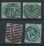 INDIA, Four Barred Letter Postmarks #14 - 1882-1901 Keizerrijk