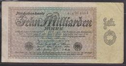 M 406) Ro 113 Reichsbanknote 15.9.1923 Zehn Milliarden Mark - 10 Milliarden Mark