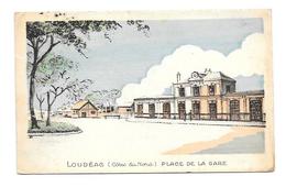 (13029-22) Loudéac - Côtes Du Nord - Place De La Gare - Editions BONA - Loudéac