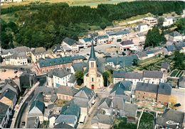 MARTELANGE (6630) : Vue Aérienne De La Ville Et De Son église. CPSM. - Martelange