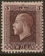 NZ 1915 3d KGV Provisional SG 433 HM #YS327 - Nuovi