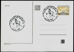 546-SLOVAKIA Prepaid Postal Card NAGANO Olympiade-Olympia Commemorative Stamp 1998 - Invierno 1998: Nagano