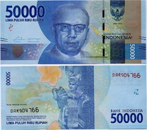 INDONESIA       50,000 Rupiah      P-New       2016/2016   UNC  [ 50000 ] - Indonesië