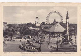 WIEN PRATERSTERN MIT TEGETTHOF MONUMENT PLANTARIUM UND RIESENRAD - Prater