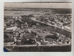 CPSM MONETEAU (Yonne) - Vue Aérienne Rive Gauche - Moneteau