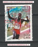 VARIÉTÉS FRANCE SPORTS  2000 N° 3313 COURSE A PIED  CARL LEWIS 30 . 6 . 2000 OBLITÉRÉ - Usados