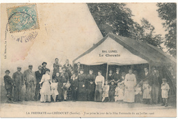 LA FRESNAYE SUR CHEDOUET - Fête Patronale 1906, Bal Lunel - La Fresnaye Sur Chédouet