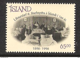 Iceland 1996 100 Years Of The Order Of The St. Joseph Sisters In Iceland. Mi  854, MNH(**) - Unused Stamps