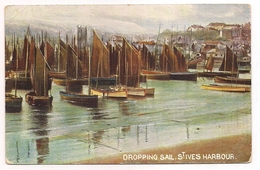 Dropping Sail , St Ives Harbourg - St.Ives