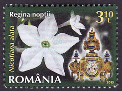 ROUMANIE  2013 -  YT 5697-   Fleurs Et Horloges - Regina Noptii - Oblitéré - Gebraucht