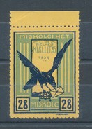 1934. First Stamp Exhibition In Miskolc Commemorative Sheet II. :) - Foglietto Ricordo