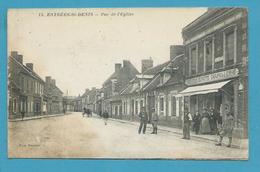 CPA 15 - Coiffeur - Buvette- Chapellerie Rue De L'Eglise ESTREES-ST-DENIS 60 - Estrees Saint Denis