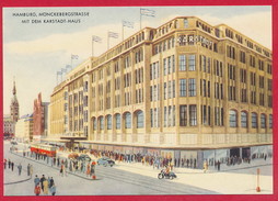 AK HAMBURG Innenstadt 'Karstadt' ~ Um 1955 - Mitte