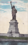 Statue Of Liberty - New York - Circulé 1913, Timbres Arrachés - Statue De La Liberté
