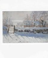 Postcard - Impressionism - Claude Monet - The Magpie 1869  - New - Zonder Classificatie
