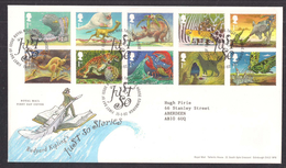 GB 2002 QE2 FDC Centenary Of Rudyard Kipling Set Of Stamps SHS Edinburgh Pmk ( R464 ) - 2001-10 Ediciones Decimales