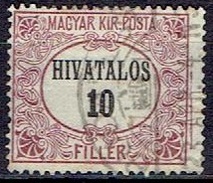 HUNGARY #  FROM 1921 STANLEY GIBBON O428 - Servizio