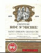 Etiquette De  Vin  Chateauroc St Michel - Autres & Non Classés