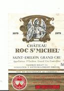 33 St Etienne         Etiquette De  Vin  Chateauroc St Michel - Otros & Sin Clasificación