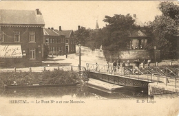 HERSTAL   ---   Le Pont N° 2 Et Rue Marexhe - Herstal