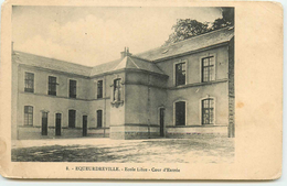 DEP 50 EQUEURDREVILLE ECOLE LIBRE COUR D'ENTREE - Equeurdreville