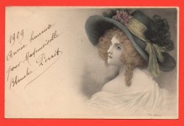 Femme Au Chapeau - Illustrateur Wichera - M.M. Vienne 112. - Wichera