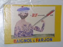 BUVARD  Blotting Paper  Baignol Et Farjon Marin - Papeterie