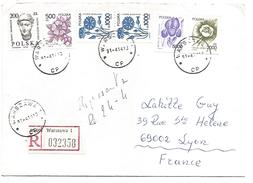 POLOGNE LETTRE RECOMMANDEE DE VARSOVIE POUR LA FRANCE 1991 - Franking Machines (EMA)