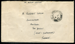 Grande Bretagne - Cover / Enveloppe En Franchise Militaire Pour La France En 1946 Ref F342 - Marcophilie