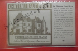 Cp   Chateau Haut Briond Proprietaire Andre Gilbert - Pessac