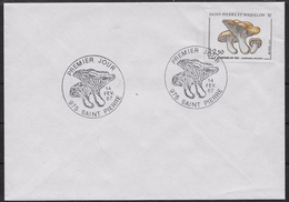 1987 Saint Pierre Et Miquelon N° 475   . FDC  . Flore . Champignon - FDC