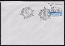 1988 Saint Pierre Et Miquelon N° 492 . FDC  .Bateau " La Nellie J. Banks" - FDC