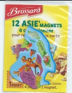 MAGNET BROSSARD - 12 ASIE'MAGNETS - INDONESIE MALAISIE CAMBODGE LAOS THAILANDE - Tierwelt & Fauna